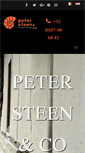 Mobile Screenshot of petersteen.be